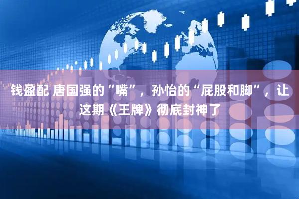 钱盈配 唐国强的“嘴”,孙怡的“屁股和脚”,让这期《王牌》彻底封神了