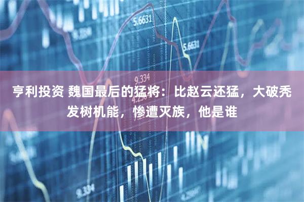 亨利投资 魏国最后的猛将：比赵云还猛，大破秃发树机能，惨遭灭族，他是谁